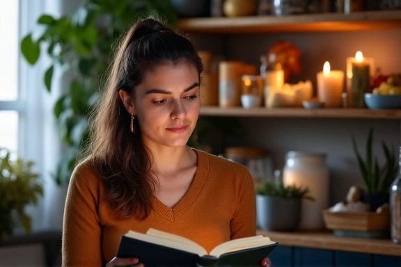Nutrizionista che legge un libro sulla nutrizione